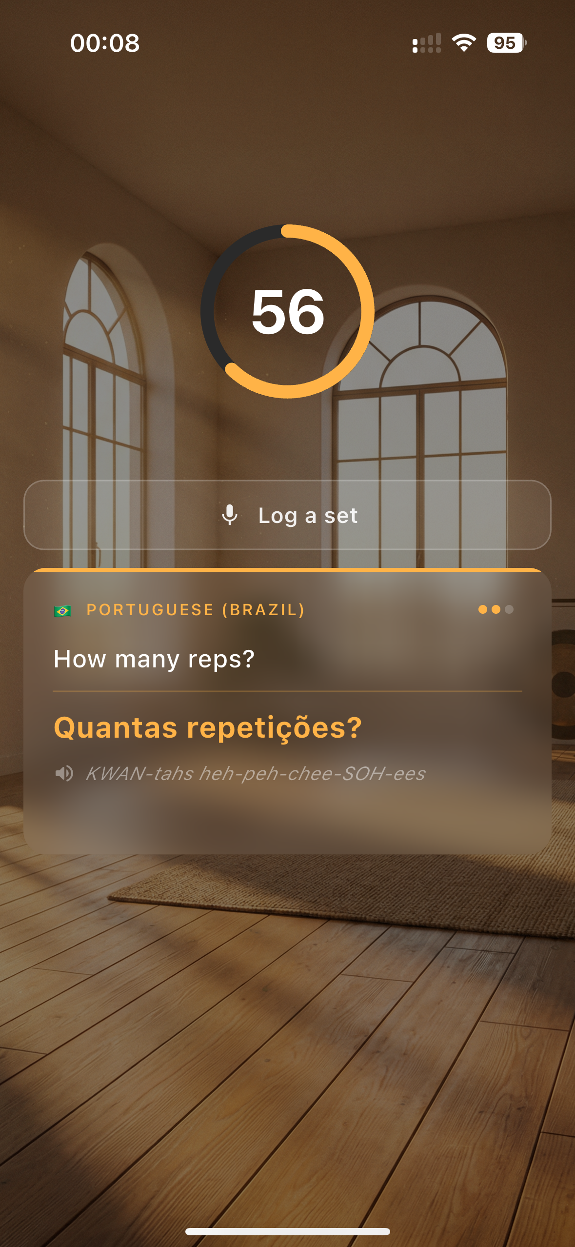 RestLabs language sentence card